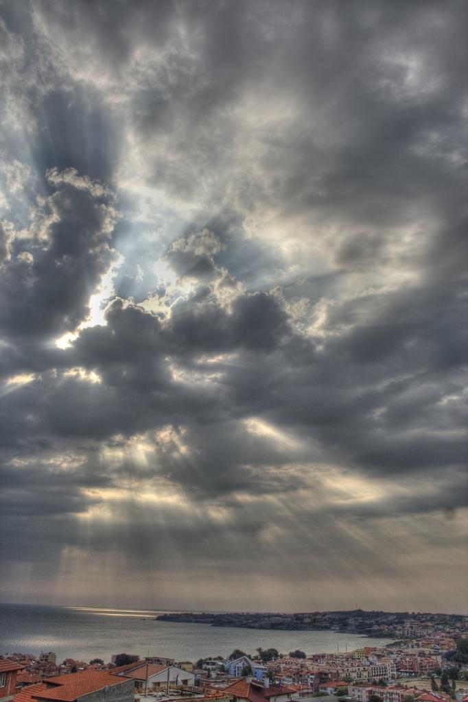 Landscape photograph Light from Heaven over Sozopol. by Sergey Vasilev on PhotoCodex