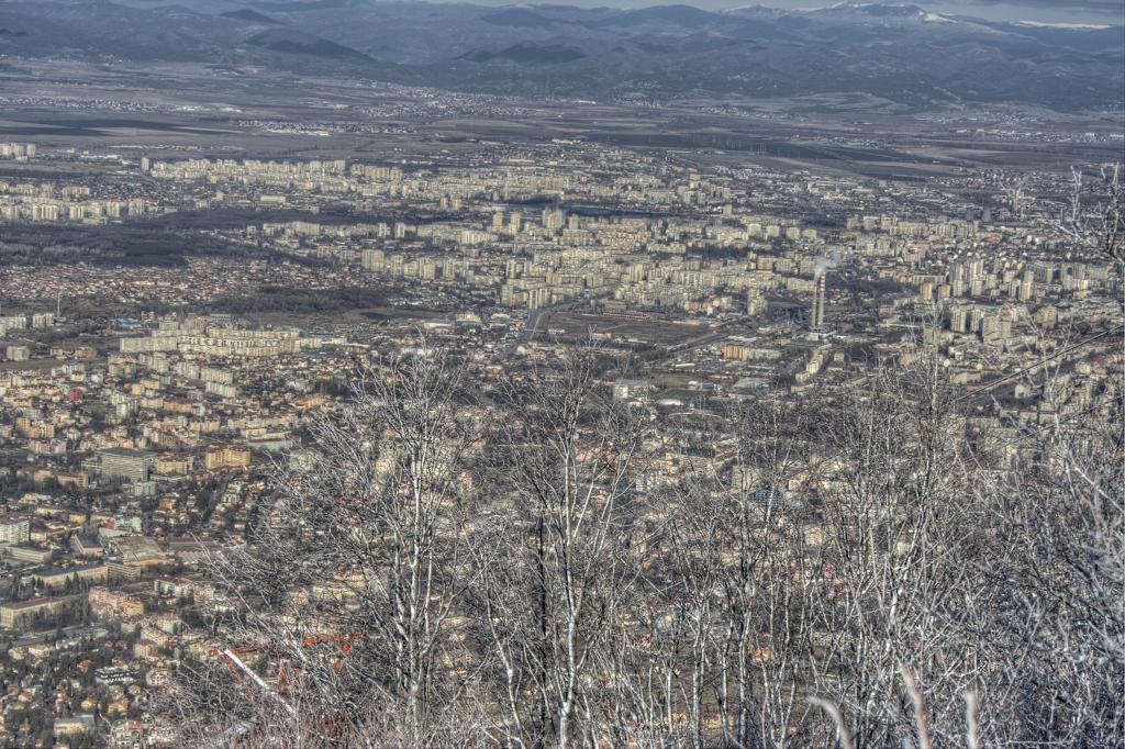 Landscape photograph Sofia HDR Taken from Vitosha mountain. by Sergey Vasilev on PhotoCodex